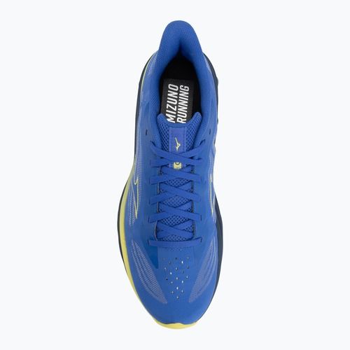 Buty do biegania męskie Mizuno Wave Skyrise 7 dazzling blue/fortune yellow/estate blue