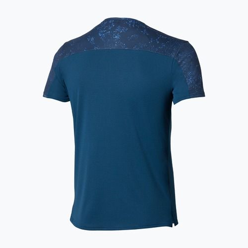 Koszulka do biegania męska Mizuno Active DryAeroFlow Graphic estate blue