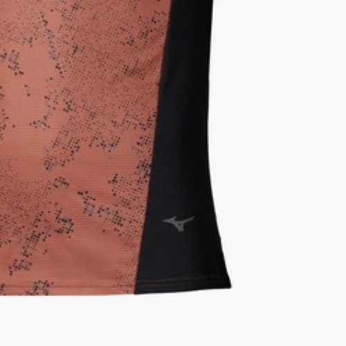 Koszulka do biegania męska  Mizuno Active DryAeroFlow Graphic copper brown
