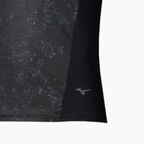 Koszulka do biegania męska  Mizuno Active DryAeroFlow Graphic black/gray