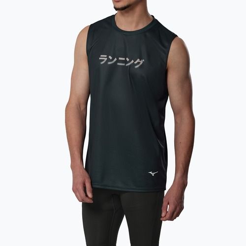 Koszulka do biegania męska Mizuno Core Graphic Sleeveless black