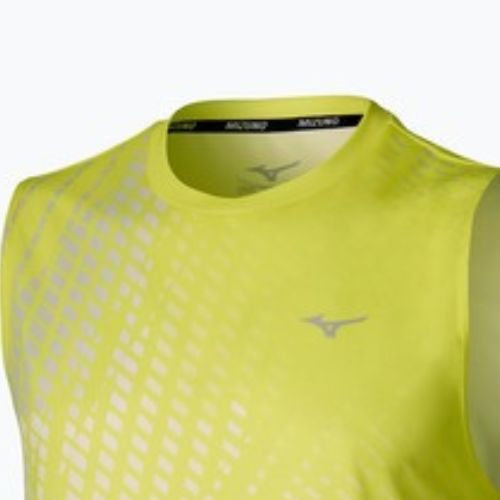 Koszulka do biegania męska Mizuno Core Graphic Sleeveless lightning yellow