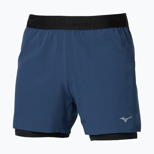 Spodenki do biegania męskie Mizuno Core 5.5 Inches 2in1 estate blue