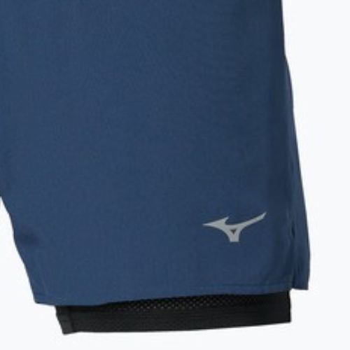 Spodenki do biegania męskie Mizuno Core 5.5 Inches 2in1 estate blue