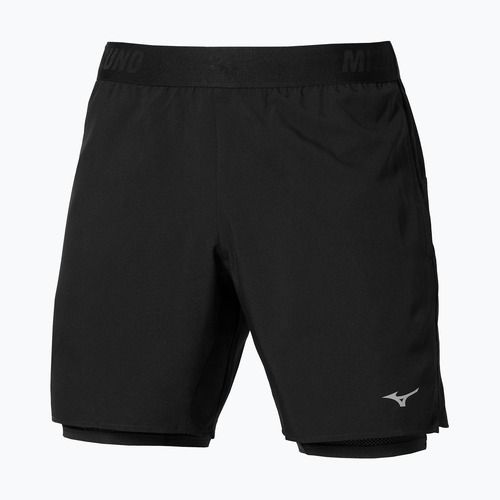 Spodenki do biegania męskie Mizuno Core 5.5 Inches 2in1 black