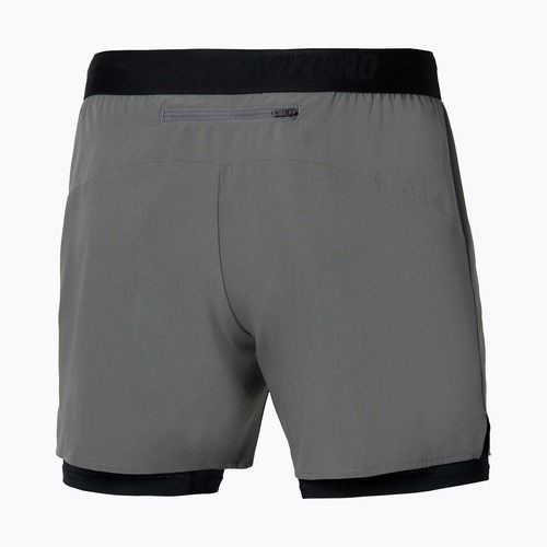 Spodenki do biegania męskie Mizuno Core 5.5 Inches 2in1 lava smoke
