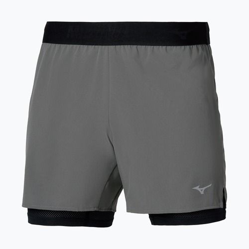 Spodenki do biegania męskie Mizuno Core 5.5 Inches 2in1 lava smoke