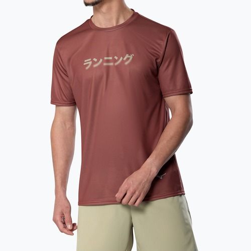 Koszulka do biegania męska Mizuno Core Graphic Tee copper brown