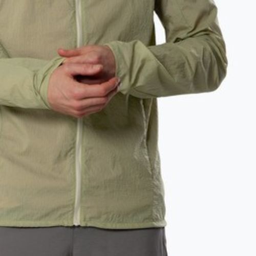 Kurtka do biegania męska Mizuno Tech Light Hooded elm