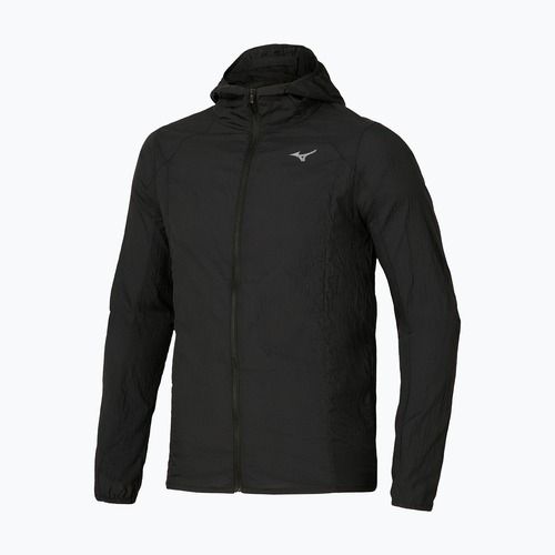 Kurtka do biegania męska Mizuno Tech Light Hooded black