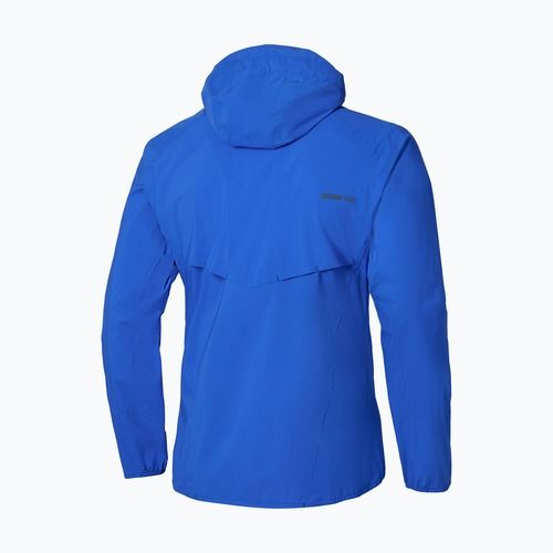 Kurtka do biegania męska Mizuno Trail Waterproof 20K Hooded dazzling blue