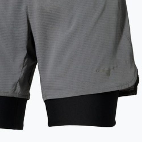 Spodenki do biegania damskie Mizuno Trail Multipocket 2in1 lava smoke
