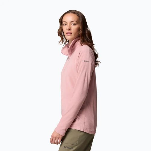 Bluza polarowa damska Columbia Glacial IV 1/2 Zip eraser pink