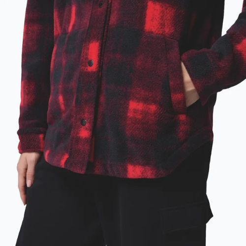 Koszula damska Columbia Benton Springs mountain red omblur tonal