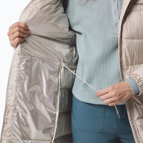 Płaszcz ocieplany damski Columbia Pike Lake III Long dark stone