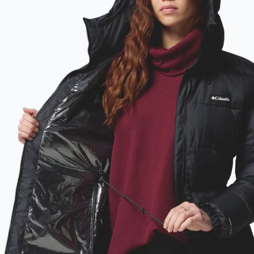 Płaszcz ocieplany damski Columbia Pike Lake III Long black