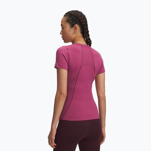 Koszulka treningowa damska Under Armour Vanish Seamless fuchsia dusk/dark maroon/dark maroon