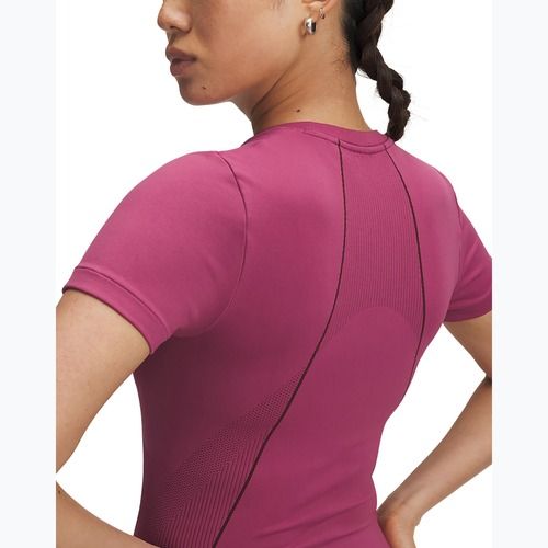 Koszulka treningowa damska Under Armour Vanish Seamless fuchsia dusk/dark maroon/dark maroon