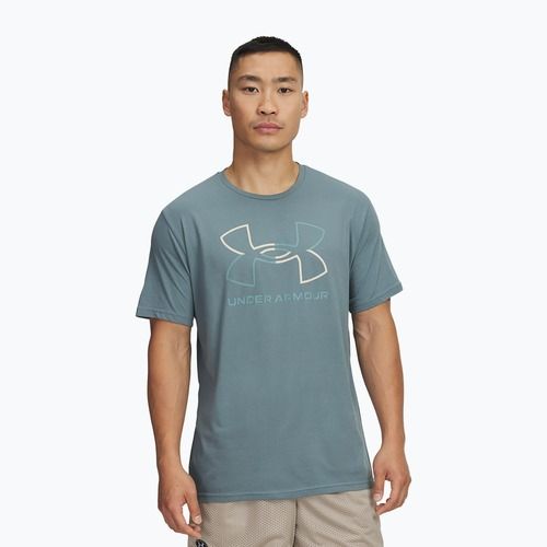 Koszulka treningowa męska Under Armour GL Foundation Update jasper blue/khaki base/serpentine