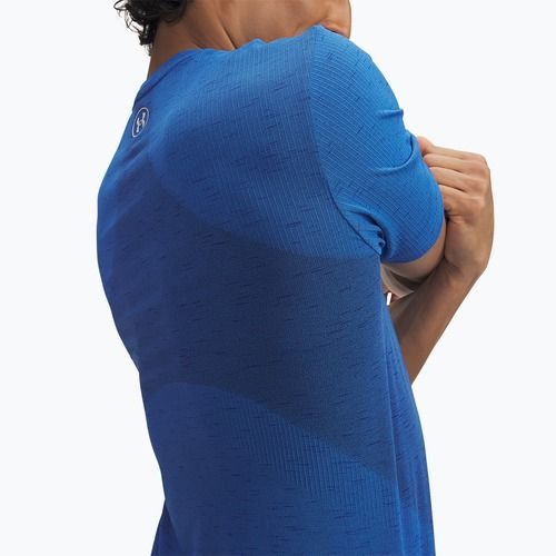 Koszulka treningowa męska Under Armour Vanish Seamless blue atlantis/white