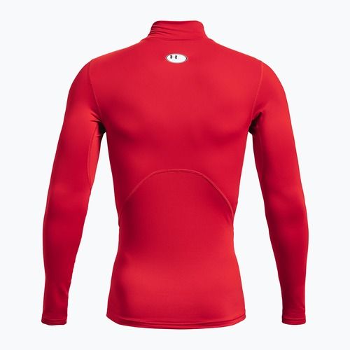 Longsleeve treningowy męski Under Armour Comp Mock UA Armour red/white