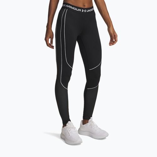 Legginsy treningowe damskie Under Armour ColdGear Textured black/white/white
