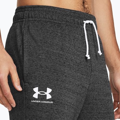 Spodnie męskie Under Armour Rival Terry Jogger castlerock light heather/onyx white