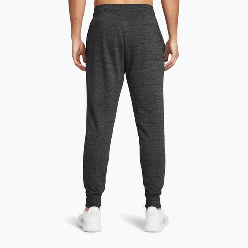 Spodnie męskie Under Armour Rival Terry Jogger castlerock light heather/onyx white