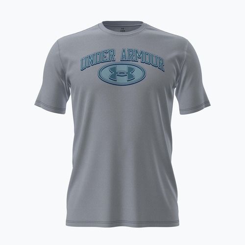 Koszulka treningowa męska Under Armour WM Locker Tag mod gray/blue haze