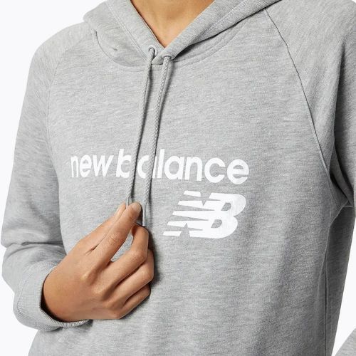 Bluza damska New Balance Core Fleece Hoodie grey