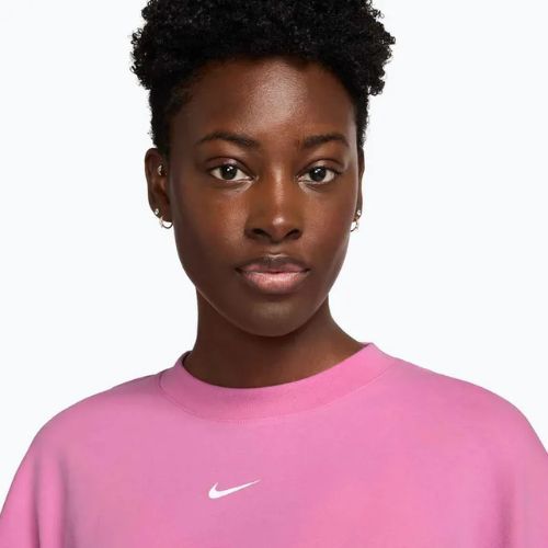 Bluza treningowa damska Nike Pro Dri-Fit Loose Crew-Neck playful pink/pink foam/white