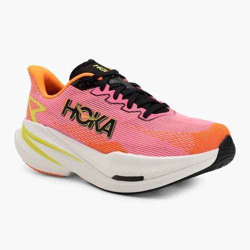 Buty do biegania damskie Hoka Mach X 3 neon rose/neon tangerine