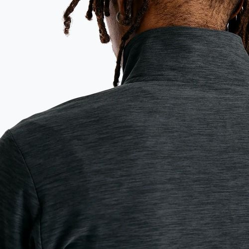 Bluza do biegania męska New Balance Space Dye 1/4 Zip black heather