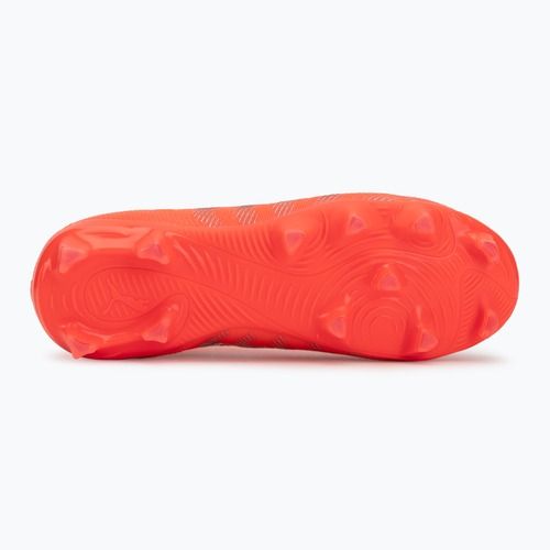 Buty piłkarskie dziecięce PUMA Future 9 Match FG/AG Jr glowing red/puma white/puma black/puma silver