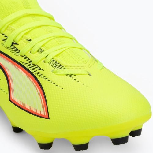 Buty piłkarskie dziecięce PUMA Ultra 6 Match FG/AG Jr yellow alert/puma black/glowing red/lime squeeze