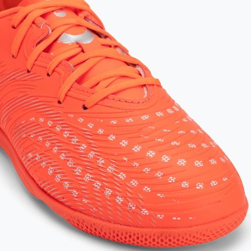Buty piłkarskie dziecięce PUMA Future 9 Play IT Jr glowing red/puma white/puma black/puma silver