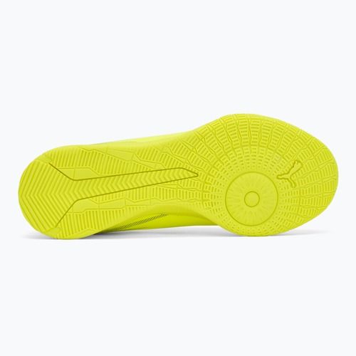 Buty piłkarskie dziecięce PUMA Ultra 6 Play IT Jr yellow alert/puma black/glowing red/lime squeeze