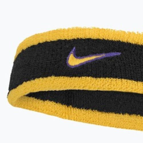 Frotka na głowę Nike Swoosh Classic Headband black/court purple/university gold