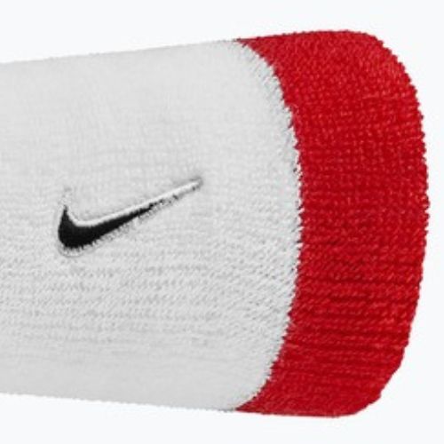 Frotki na nadgarstek Nike Swoosh Classic Doublewide Wristbands 2 szt game royal/university red/black