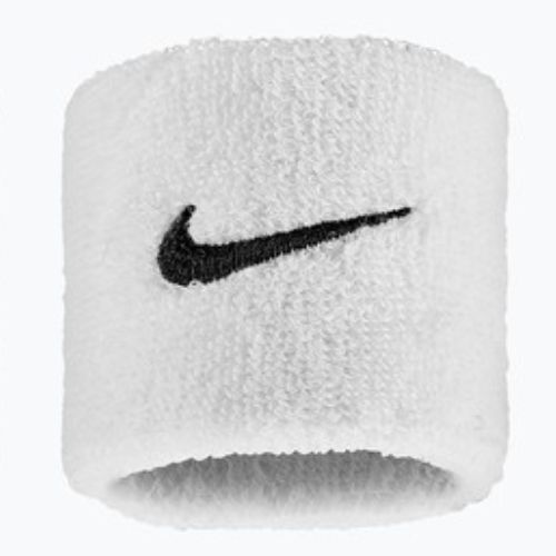 Frotki na nadgarstek Nike Swoosh Classic Wristbands 2 szt. white/black