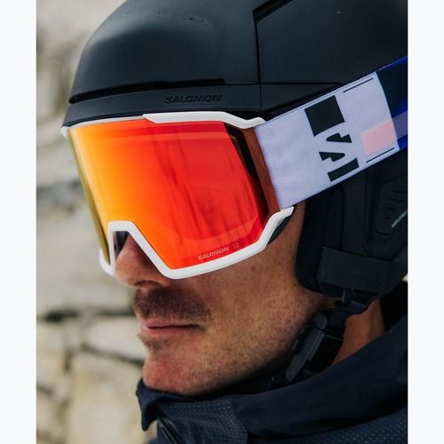 Gogle narciarskie Salomon S/View 3 white/ml mid red