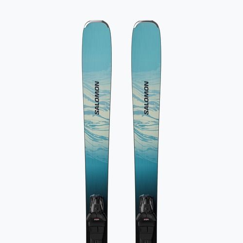 Narty zjazdowe damskie Salomon Stance W 80 + wiązania M10 GW alaskan blue/porcelain/lime cream