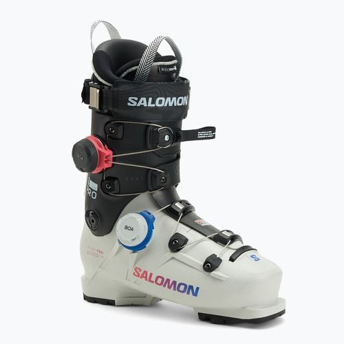 Buty narciarskie męskie Salomon S/Pro Supra Dual Boa 130 GW gray aurora/black/race blue