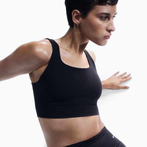 Biustonosz treningowy Nike Zenvy Medium-Support black/sail