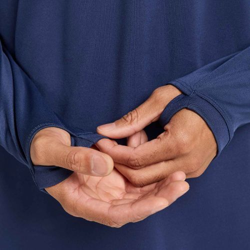 Longsleeve piłkarski męski Nike Academy Dri-Fit Drill Top midnight navy/midnight navy/white