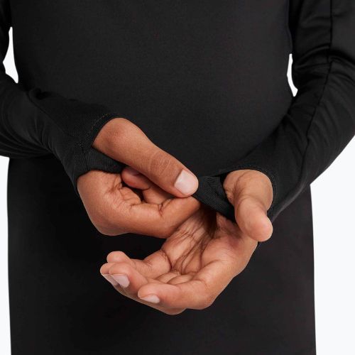 Longsleeve piłkarski dziecięcy Nike Dri-FIT Strike Jr black/black/anthracite/white