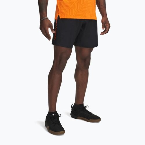 Spodenki treningowe męskie Under Armour Woven Wordmark black