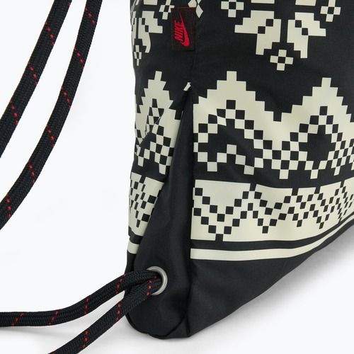 Worek Nike Heritage 13 l black/coconut milk/university red