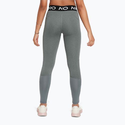 Legginsy dziecięce Nike Pro Dri-FIT carbon heather/white