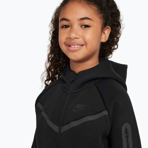 Bluza dziecięca Nike Sportswear Tech Fleece black/black/black